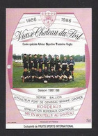 Etiquette De Vin Bordeaux - Chateau Du Port - Union Sportive Testarine Rugby à La Teste De Buch (33) - Unclassified