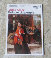 CP Peinture  Jules ADLER Peintre Du Peuple Café Absinthe Exposition Au Musée D' Art E D' Histoire Du Judaïsme 2019/2020 - Peintures & Tableaux