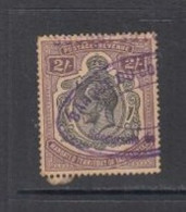 1927 Tanganyika KGV 2/- Definitive SG 103 With Clear Bank Fiscal Cancel USED - Tanganyika (...-1932)