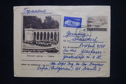 BULGARIE - Entier Postal + Complément De Sofia Pour L'Allemagne En 1956 - L 127775 - Briefe