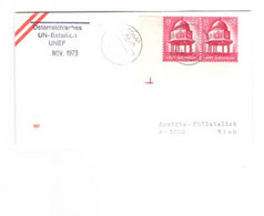 Brief Österreichisches UN-Batalion UNEF 1973 Ägypten Nach Wien - 1971-80 Cartas