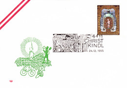 1995, "Weihnachten - Gnadenbild Von Christkindl", SST. 4411 Christkindl  24.12.1995 UZ 8 - 1991-00 Cartas