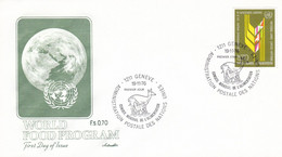 United Nations - Geneva Office 1976 World Food Programme Illustrated FDC - Covers & Documents