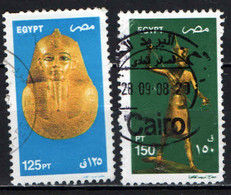 EGITTO - 2000 - King Psusennes I And King Tutankhamen - USATI - Usados