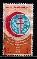 EGITTO - 1972 - GIORNATA MONDIALE CONTRO LA TUBERCOLOSI - USATO - Usati