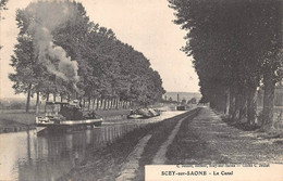 Scey Sur Saône Péniche Péniches Remorqueur Le Moustique - Scey-sur-Saône-et-Saint-Albin