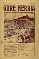 GURE HERRIA/Mai-Juin 1935 - REVUE REGIONALISTE PAYS BASQUE:PELOTA PARTIDA/V.HUGO/SOMMAIRE SUR SCAN - Pays Basque