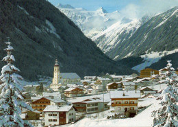 - NEUSTIFT. 1000 M.  Wintersportort Im Stubaital. Tirol.  - Blick Gegen Stubaier Gletscher - Scan Verso - - Neustift Im Stubaital