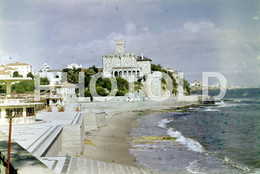 50s ESTORIL PRAIA TAMARIZ BEACH CASCAIS PORTUGAL ORIGINAL 35 Mm DIAPOSITIVE SLIDE No PHOTO FOTO NB1189 - Diapositives (slides)