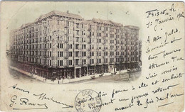 USA New York Palace Hôtel Private Mailing Card Pour Mademoiselle J. RAVEL - Cafés, Hôtels & Restaurants