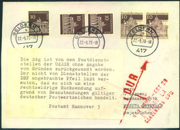 1970, Postkriegs- Retourbrief Ab GELDERN In Die UdSSR - Other & Unclassified