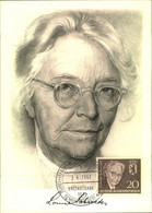 1961, Maxumumkarte LOUISE SCHRÖDER - Other & Unclassified