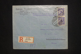 ALLEMAGNE - Enveloppe En Recommandé De Haslach Pour Ettlingen En 1925 -  L 127844 - Cartas