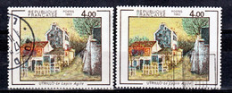 France 2297 Variété Remparts Bleus Et Normal Utrillo Le Lapin Agile Oblitéré Used - Oblitérés