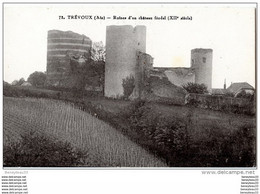 CPA (Réf.G248) TRÉVOUX (Ain) Ruines D&amp Amp Acute Un Château Féodal (XIIe Siècle)-(Photo Combier, éditeur Ambert) - Trévoux