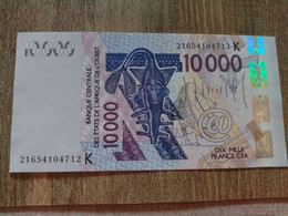 West African St. Togo 10000 Francs CFA 2003 Pick 818Tm SC UNC - Togo