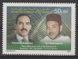 Mauritanie Mauretanien Mauritania 2001 Mi. IX Unissued Non émis Visite Officielle De S.M. Le Roi Mohamed VI Maroc ** - Mauritania (1960-...)