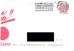 BELGIUM. POSTMARK. MAKE YOUR COAL FORECASTS IN SUMMER. 1984 - Altri & Non Classificati