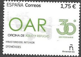SPAIN, 2022, MNH,OAR, OFFICE OF ASYLYM AND REFUGE,THIRTY YEARS OF INTERNATIONAL PROTECTION IN SPAIN,  1v - Other