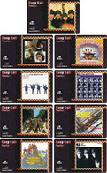 CHINA. THE BEATLES. SERIE OF 9 CARDS. (006) - Musique