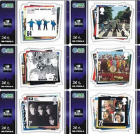 CHINA. THE BEATLES. SERIE OF 6 CARDS. (004) - Musique