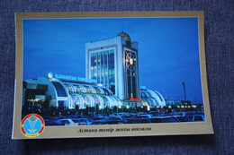 Modern POSTCARD - Kazakhstan. Astana Capital. Modern Architecture - Railway Station  2000s - Kazakhstan