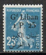 GRAND LIBAN 1924-5 * - Ungebraucht
