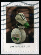 VEREINIGTE STAATEN ETATS UNIS USA 2021 STAR WARS DROIDS: D-0 F USED ON PAPER  SC 5576 MI 5809 YT 5418 - Used Stamps