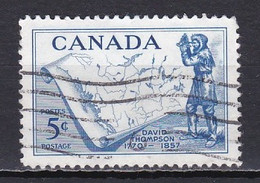 Canada, 1957, David Thompson, 5c, USED - Usados