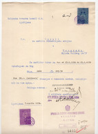 1938 YUGOSLAVIA, SLOVENIA, LJUBLJANA, KOLINSKA, INDUSTRY PROTECTION TAX, 1 REVENUE STAMP - Other