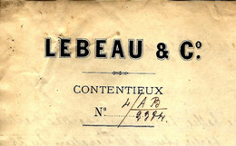 1873  ENTETE LEBEAU Boulogne S/  Mer Contentieux COMMERCE Poids  Mesures  ANGLETTERRE  RAPPORT R 3 Pages EN FRANÇAIS - 1800 – 1899