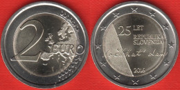 SLOVENIA: 2 Euro 2016 25th Anniversary Of Independence UNC - Slovenia