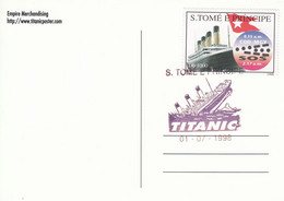 MAXIMUM CARD SAO TOME AND PRINCIPE 1778,ships,Titanic - Sao Tome And Principe