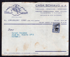 Uruguay - Lettre - Enveloppe Postale Commerciale Avec Propagande - Uruguay