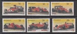 2001 Somalia Ferrari Automobiles Cars Formula One Racing Complete Set Of 6 MNH - Somalia (1960-...)