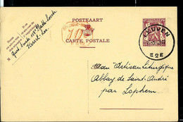 Entier Carte Postale N° 119.II.NF M1 P 010 Obl. LEUVEN - E2E -  21/03/43 - Landelijks Post