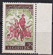 ALGERIE 1963 Y&T N° 382 Bord De Feuille N** (2) - Argelia (1962-...)