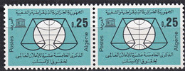 ALGERIE 1963 Y&T N° 384 Paire N** (3) - Algeria (1962-...)