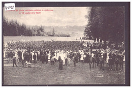 DISTRICT D'AUBONNE - AUBONNE - CULTE MILITAIRE LE 12 SEPTEMBRE 1909 - TB - Aubonne