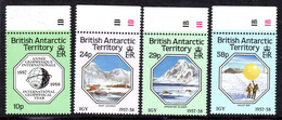BRITISH ANTARCTIC TERRITORY BAT - 1987 INTERNATIONAL GEOPHYSICAL YEAR ANNIVERSARY SET (4V) FINE MNH ** SG 159-162 - Unused Stamps