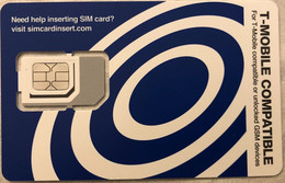 USA : GSM CARD  T-MOBILE  (with Text Left Upper Corner)  Exp. 05/04/2014  MINT - Schede A Pulce