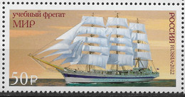 Russia 2022, Training Sailing Vessel "MIR", VF MNH** - Ungebraucht