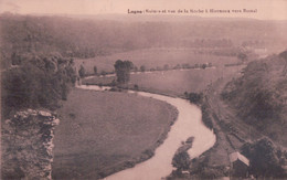 Logne Ruines Et Vue De La Roche à Hierneux Vers Bomal - Ferrières