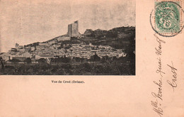 Vue Générale De Crest (Drôme) La Tour - Carte Dos Simple De 1903 - Crest