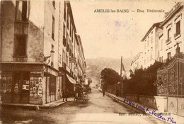 Amélie Les Bains * La Rue Nationale * Commerces Magasins - Otros & Sin Clasificación