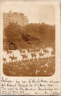 Evénement - Passage Du Roi D'Angleterre Avenue Des Champs Elysées 1er Mai 1903 Carte Photo - Other & Unclassified