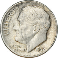 Monnaie, États-Unis, Roosevelt Dime, Dime, 1952, U.S. Mint, Philadelphie, TB - 1946-...: Roosevelt