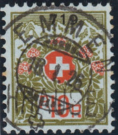 Heimat LU Emmen 1926-01-18 Vollstempel Auf Portofreiheit 10 Rp.Zu#9 Gr#71 Erziehungsanstallt Rathausen - Franchise