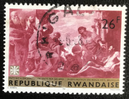 République Rwandaise - C10/51 - (°)used - 1967 - Michel 225A - Schilderijen 15-17e Eeuw - Usados