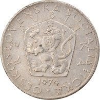 Monnaie, Tchécoslovaquie, 5 Korun, 1974, TB+, Copper-nickel, KM:60 - Czechoslovakia